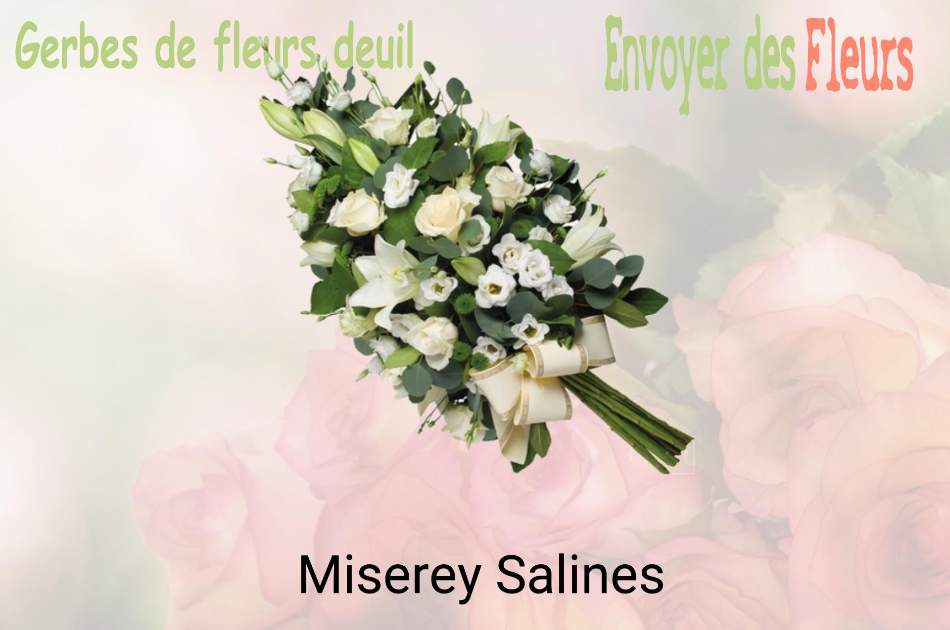 Gerbe de fleurs de deuil livrée à Miserey-Salines